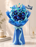 Blue Orchid Bouquet for Dad
