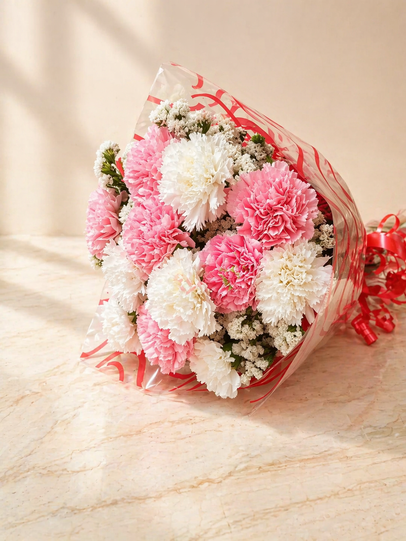 12 Carnations Bunch