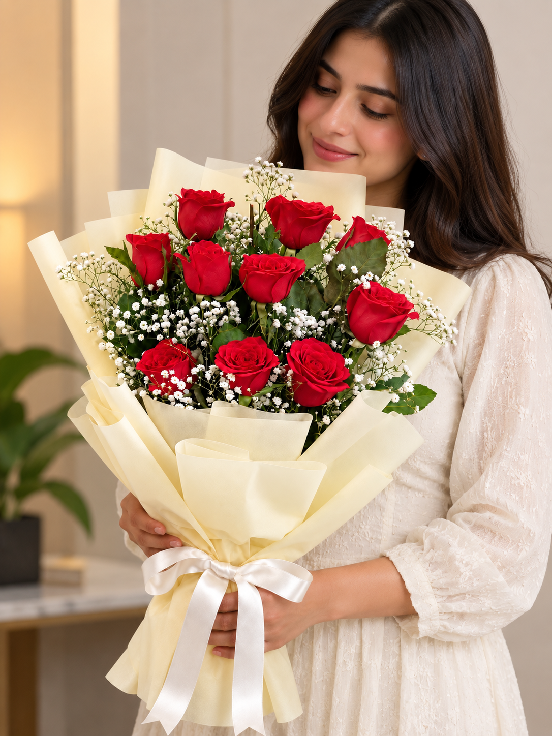Timeless Red Roses Bouquet
