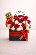 Crimson Love Basket
