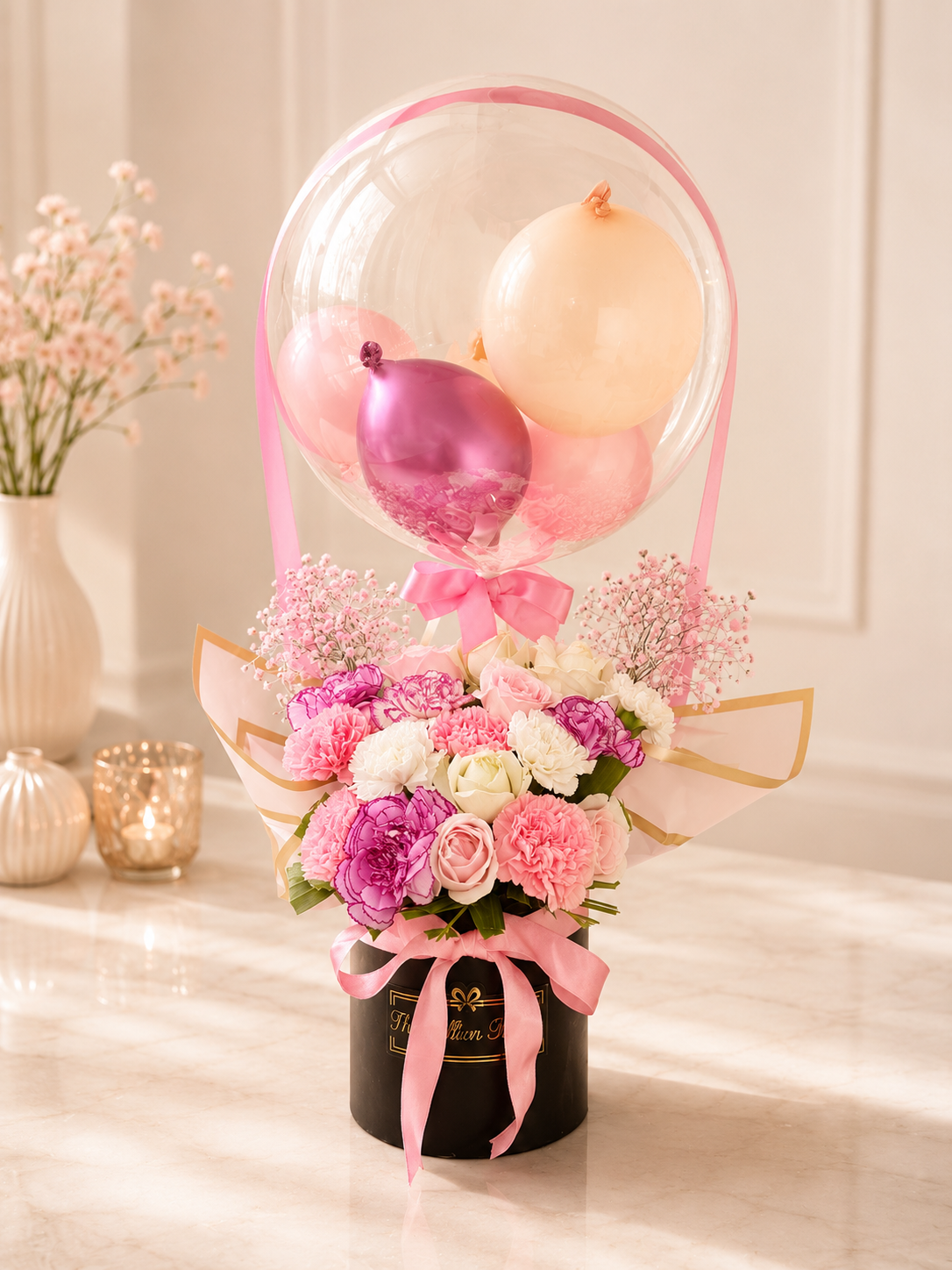 Dreamy Petal Balloon Box