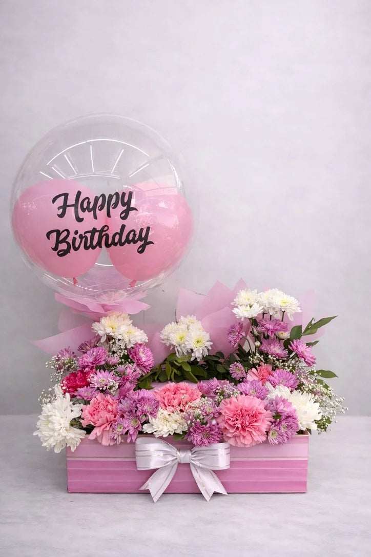 Balloon Bloom Cake Tray
