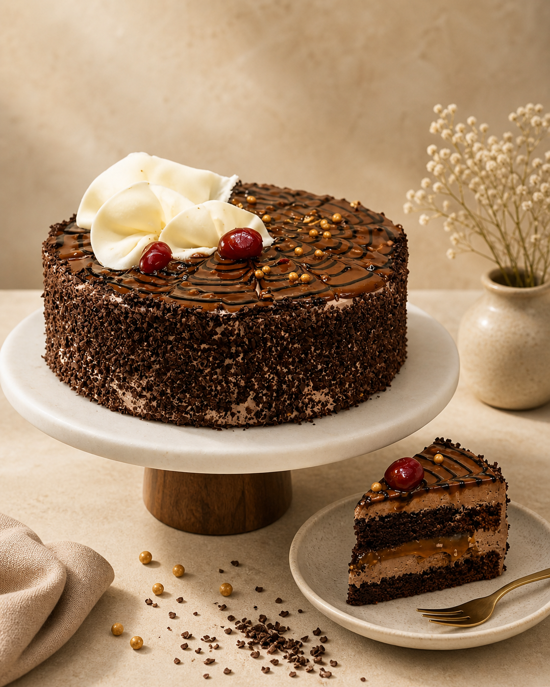 Choco Butterscotch Cake