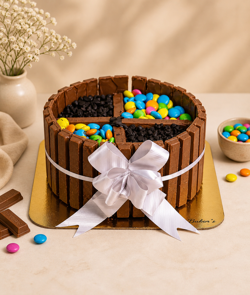 Crunchy Kitkat Cake